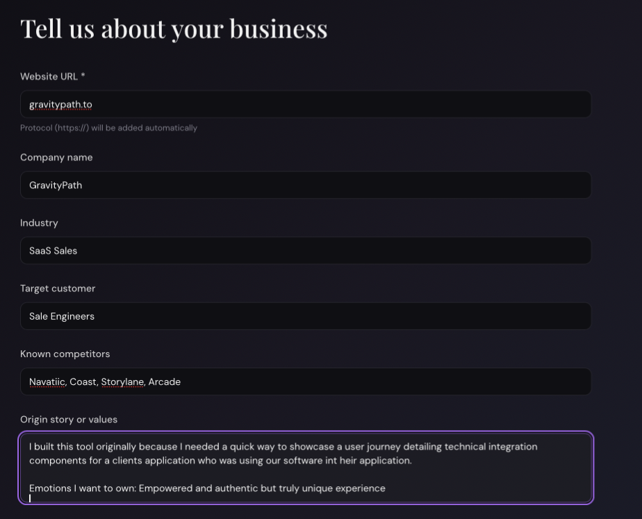 Purple Ocean Strategist - Screenshot 2 showing product features and functionality