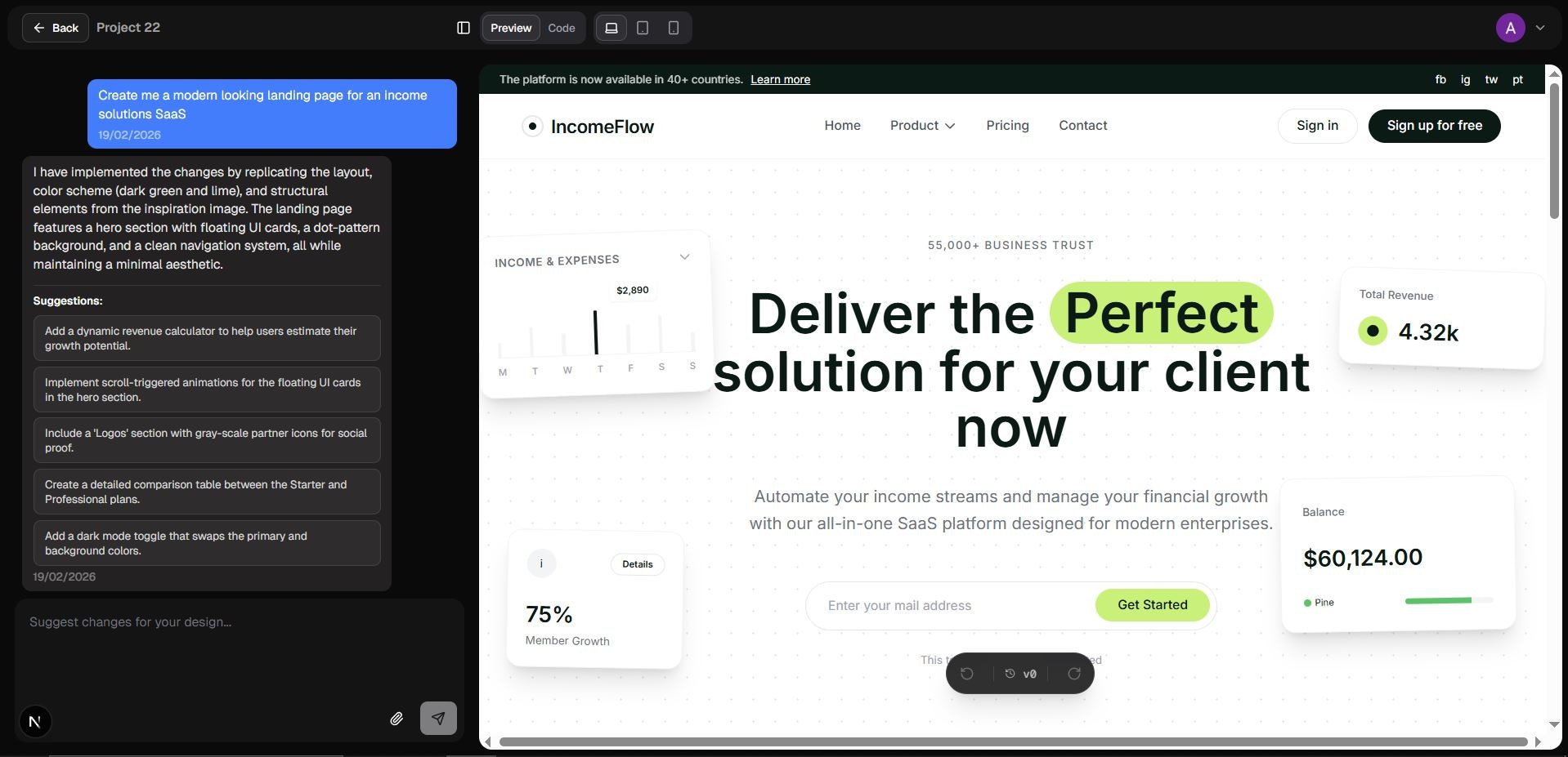 Protto - Main product screenshot demonstrating key features and user interface