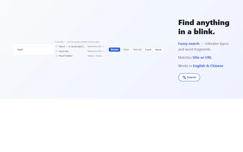 Bookmark Manager: Smart Cleanup & Search screenshot 6