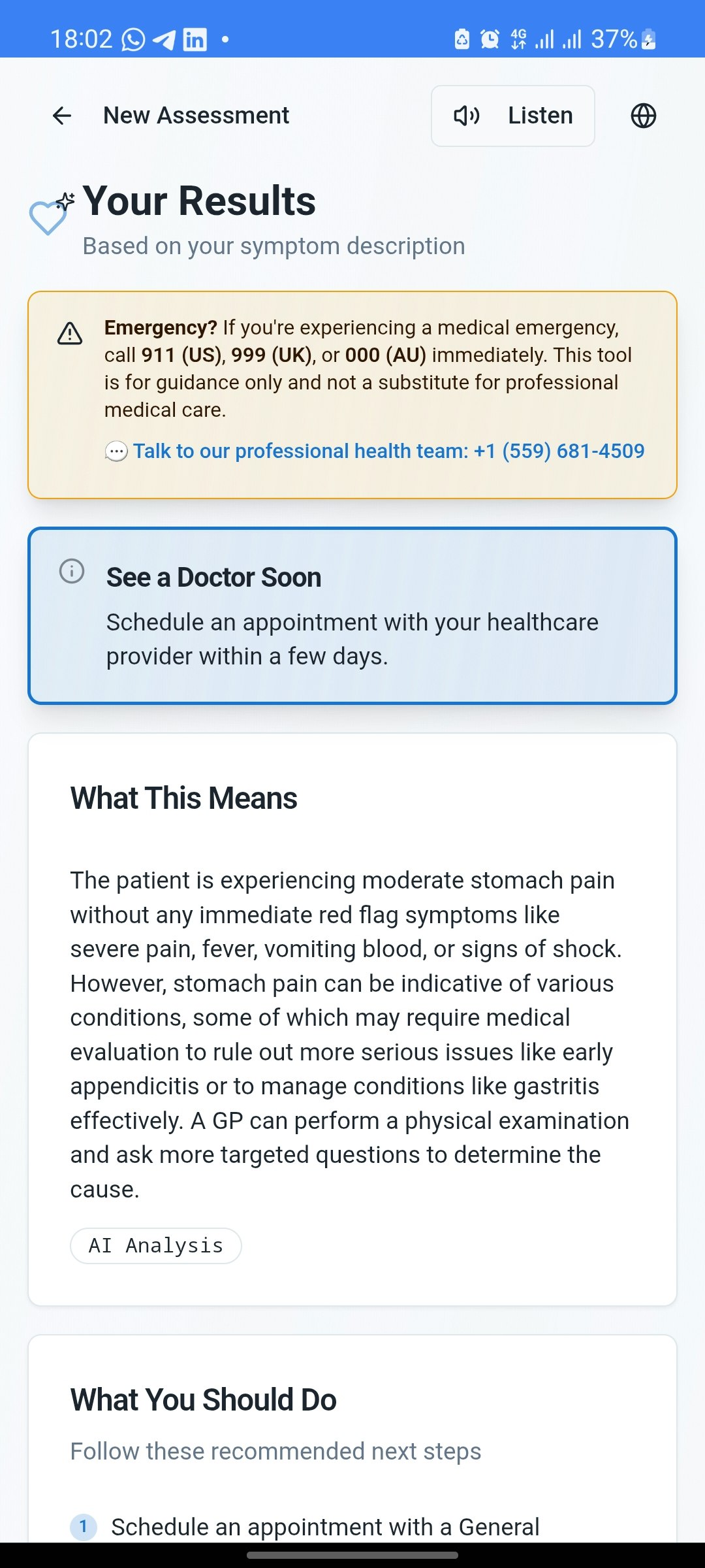 CareCompass - Screenshot 3 showing product features and functionality