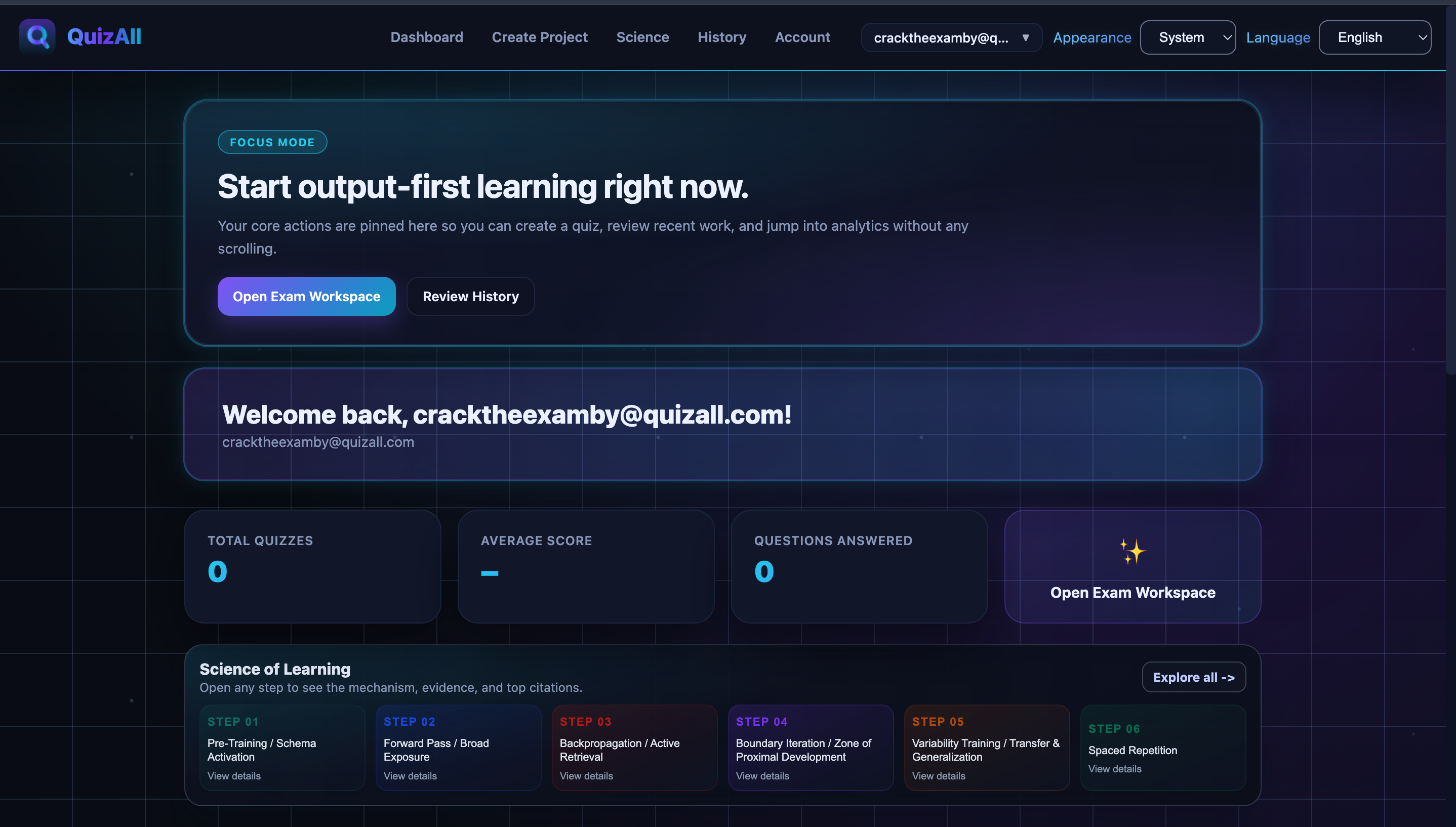 QuizAll — Turn anything into a quiz gallery image