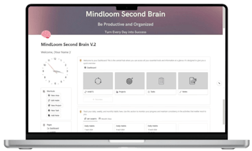 Second Brain Notion Template gallery image