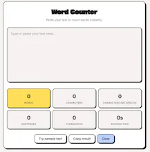 online counter gallery image