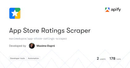 App Store Ratings Scraper gallery image