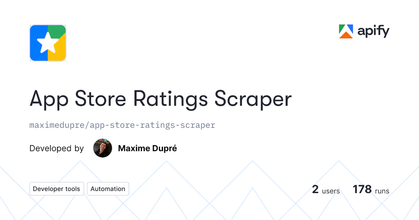 App Store Ratings Scraper screenshot 1