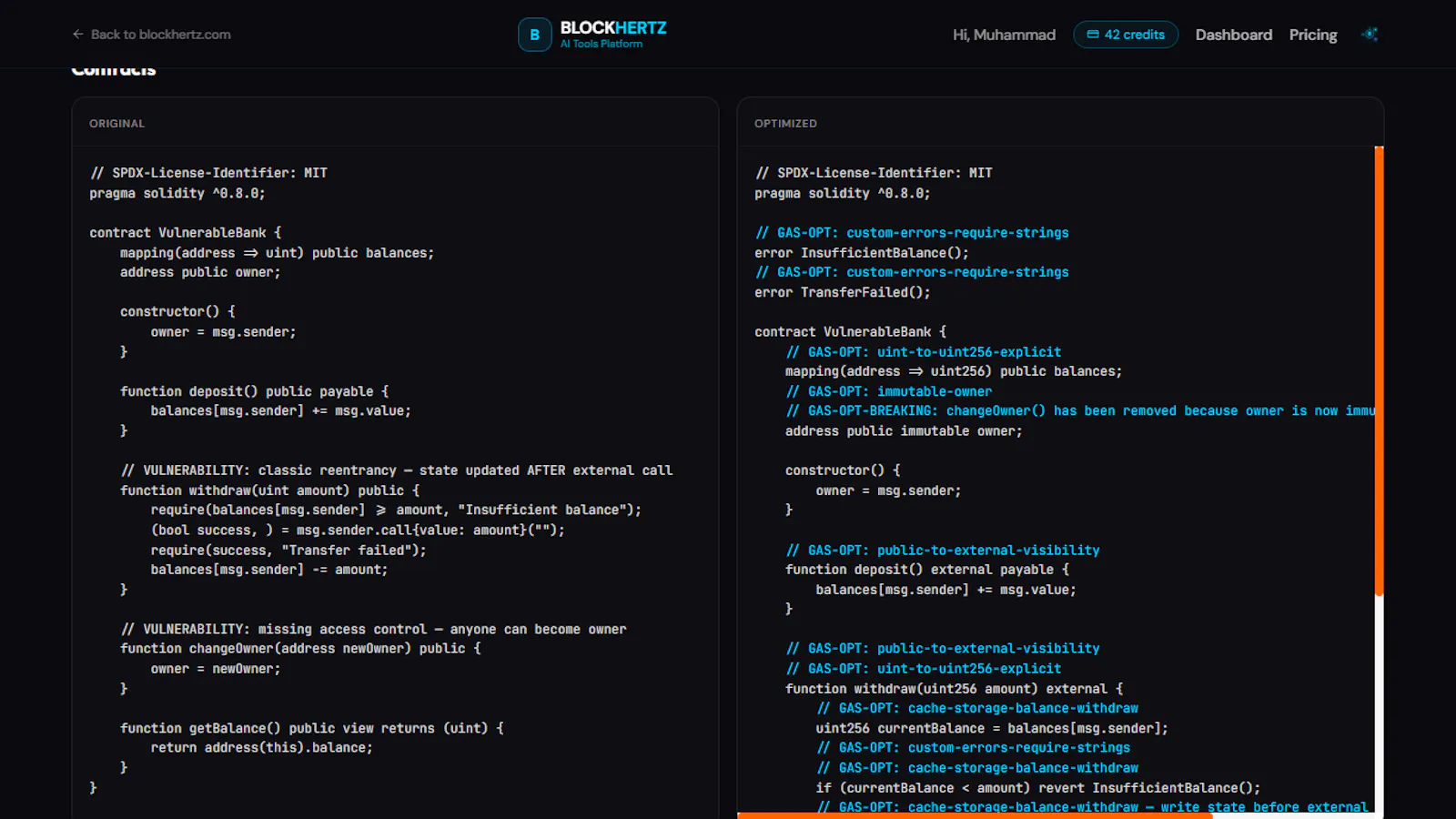 Blockhertz AI Tools screenshot 5