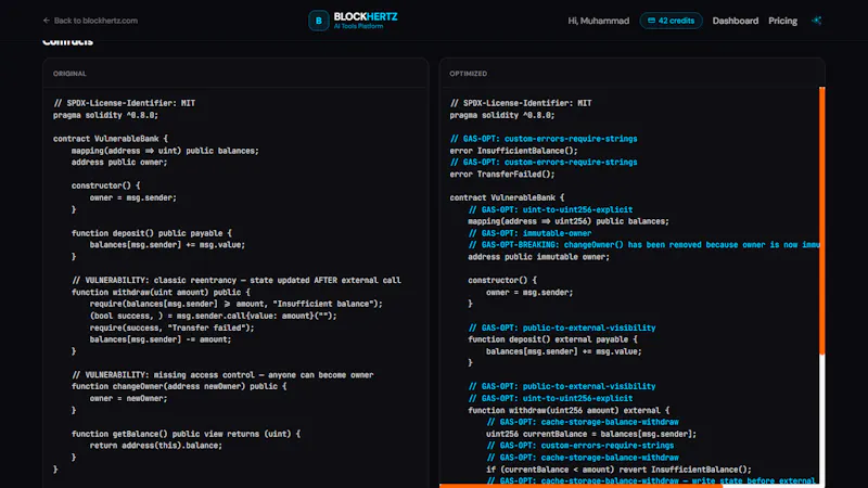 Blockhertz AI Tools screenshot 5