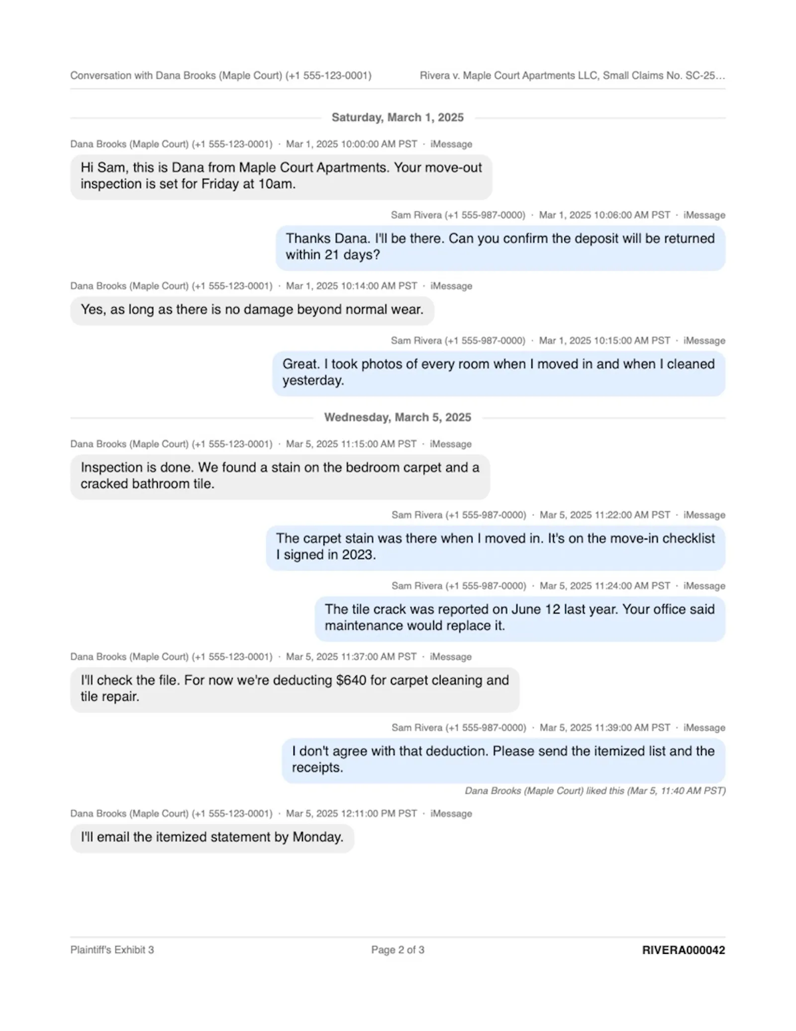 TextDocket screenshot 1