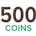500 Coins