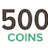 500 Coins