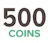 500 Coins