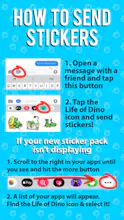 Life of Dino Stickers for iMessage gallery image