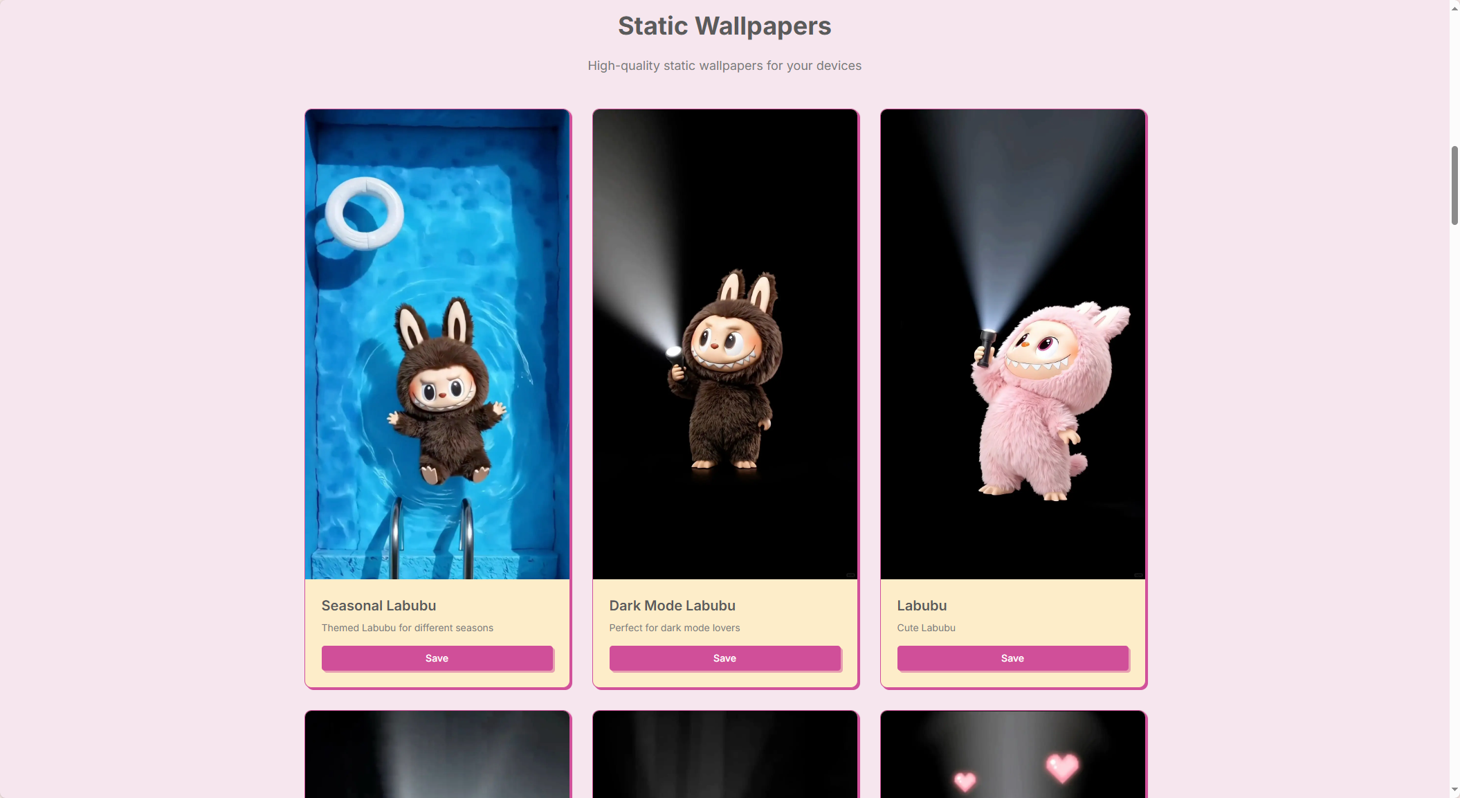 Labubu Wallpapers - Free 4k hd dynamic wallpapers for all devices media 2