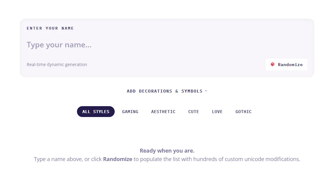 Nickname Generator gallery image