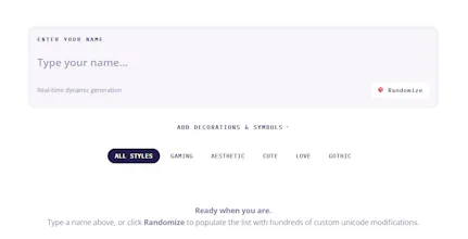 Nickname Generator gallery image