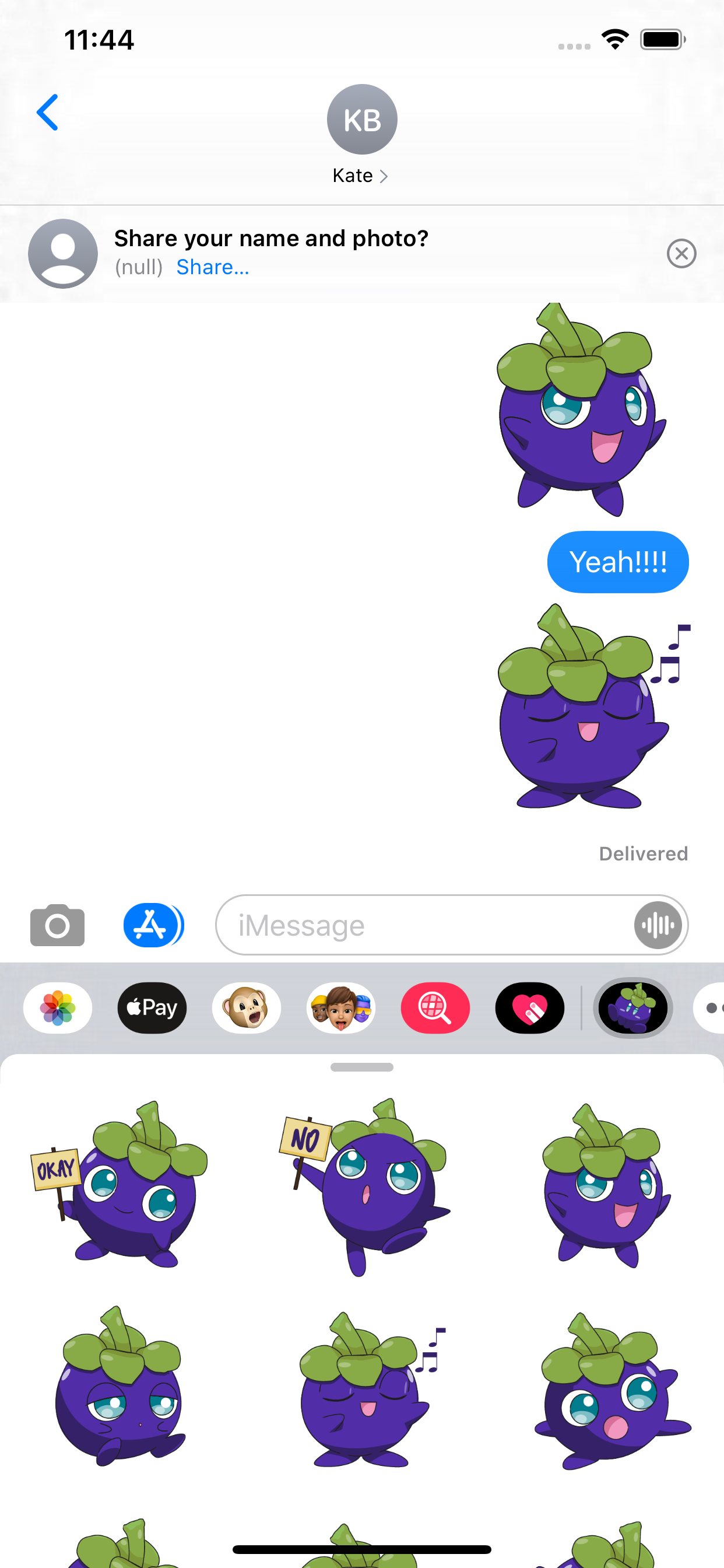 Cutie Fruity Stickers Pack gallery image