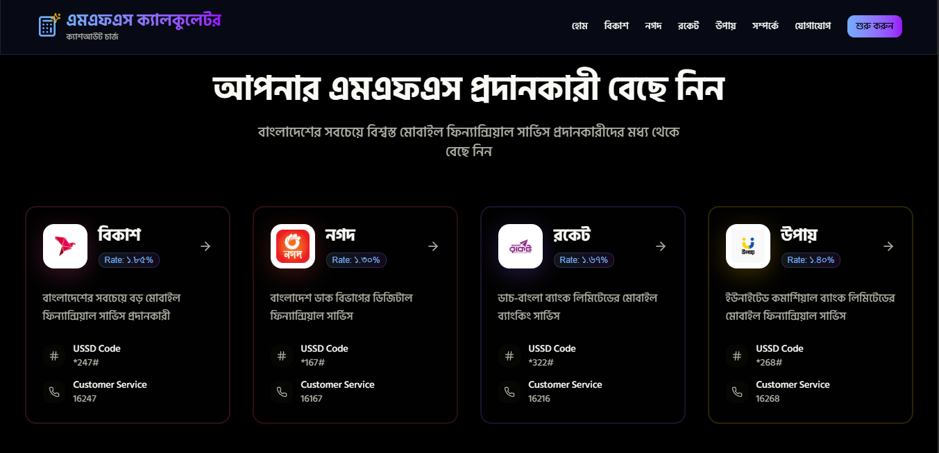 এমএফএস ক্যালকুলেটর | calc.ridoway.agency gallery image