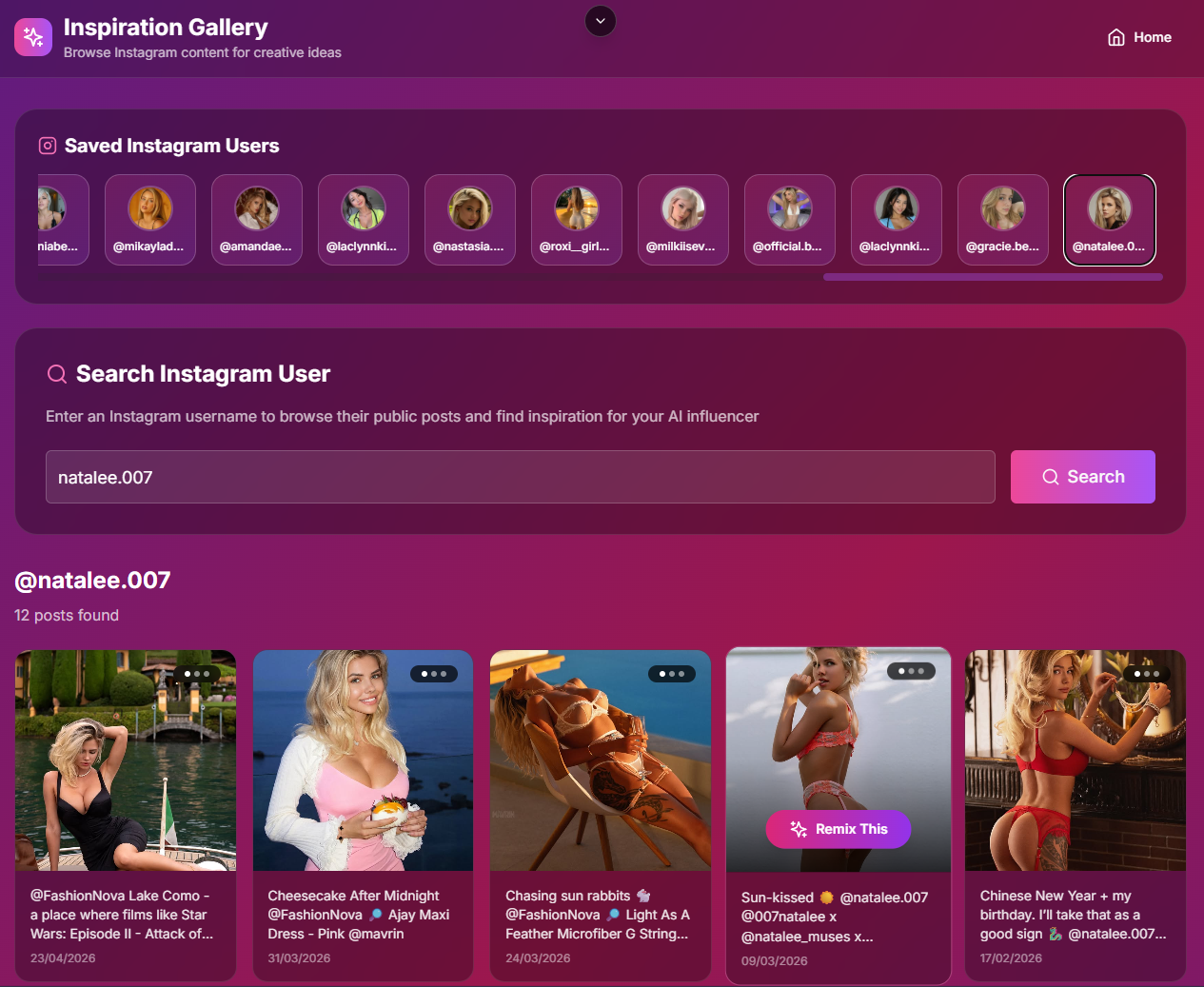 AI Influencer Studio gallery image