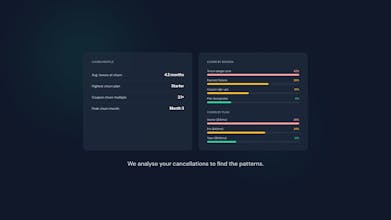 ChurnHalt: churn intelligence for Stripe gallery image