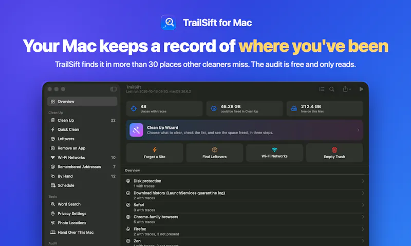 TrailSift screenshot 2