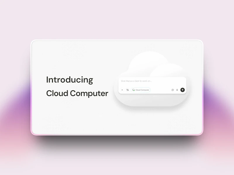 Cloud Computer by Manus screenshot 2