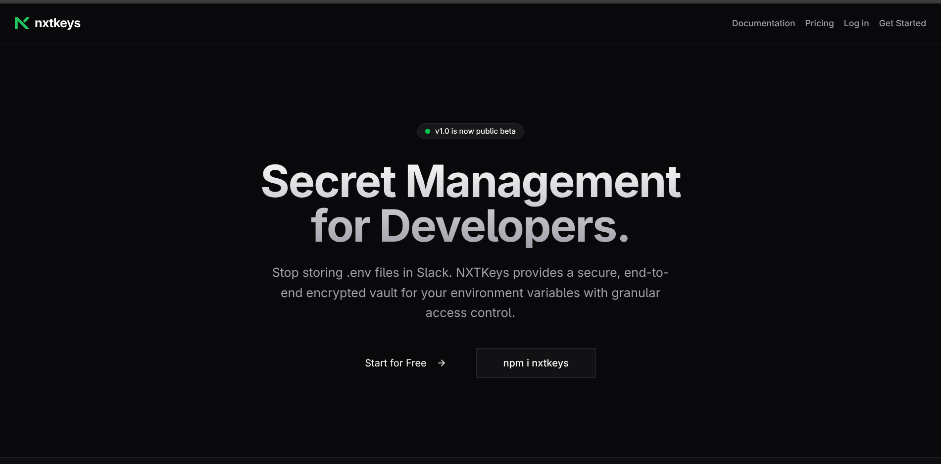 nxtkeys - Main product screenshot demonstrating key features and user interface