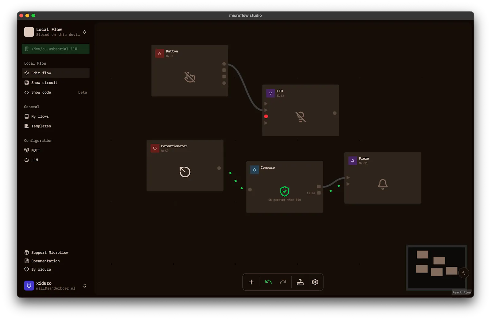 Microflow screenshot 2