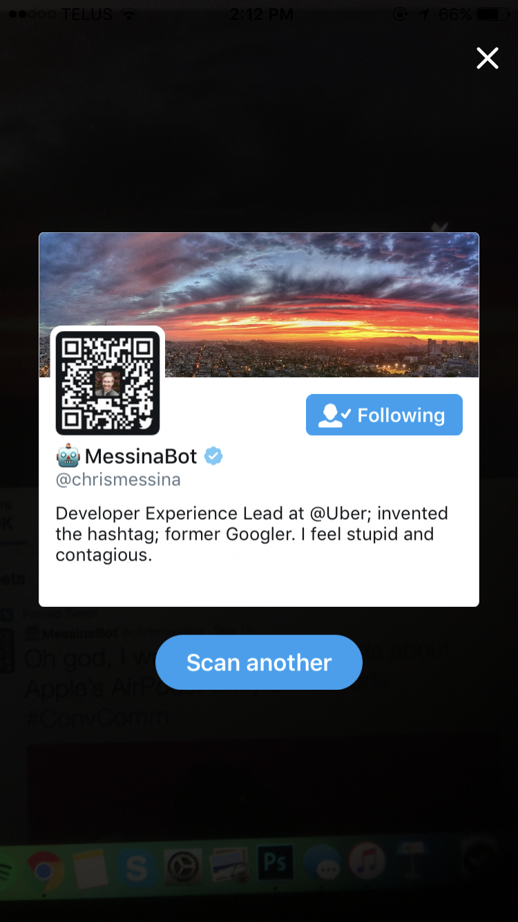 QR Code for Twitter gallery image