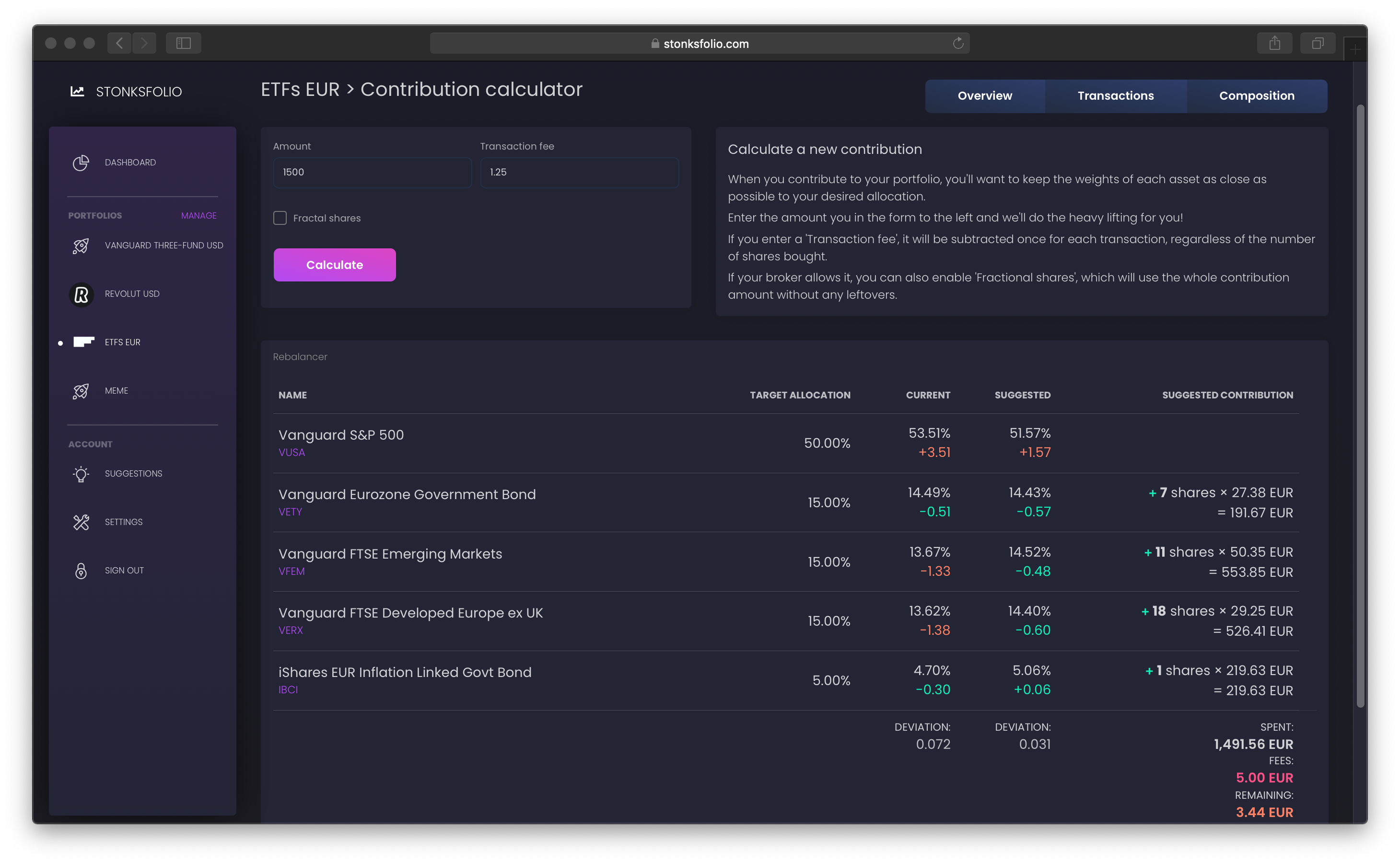 Stonksfolio gallery image