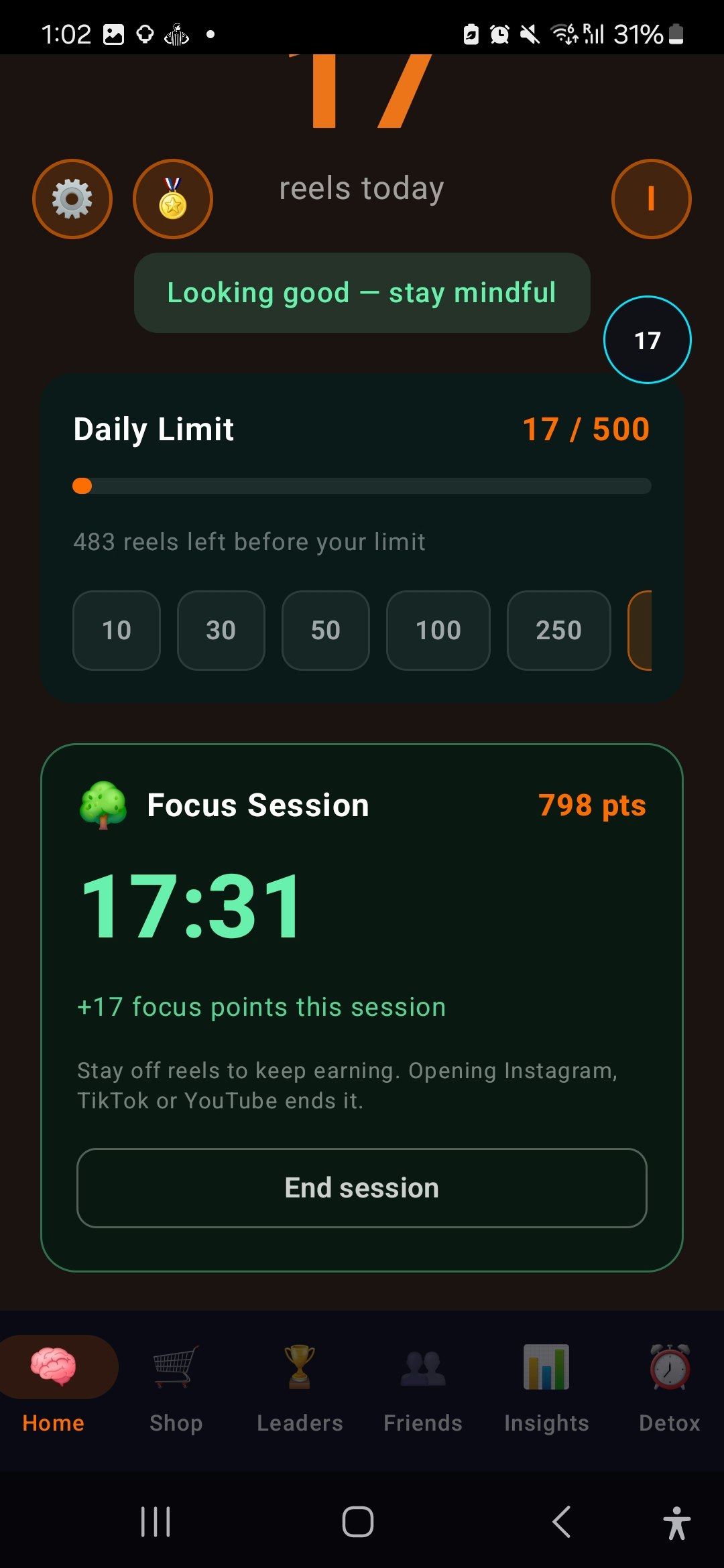 Reelax - Scroll tracker gallery image