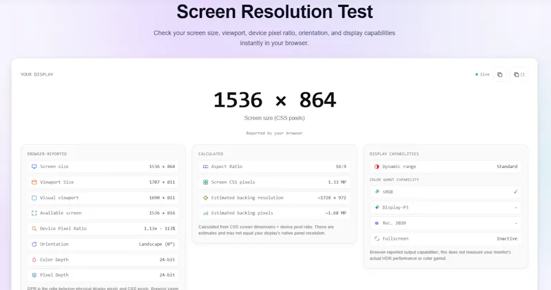Display Inspect screenshot 4
