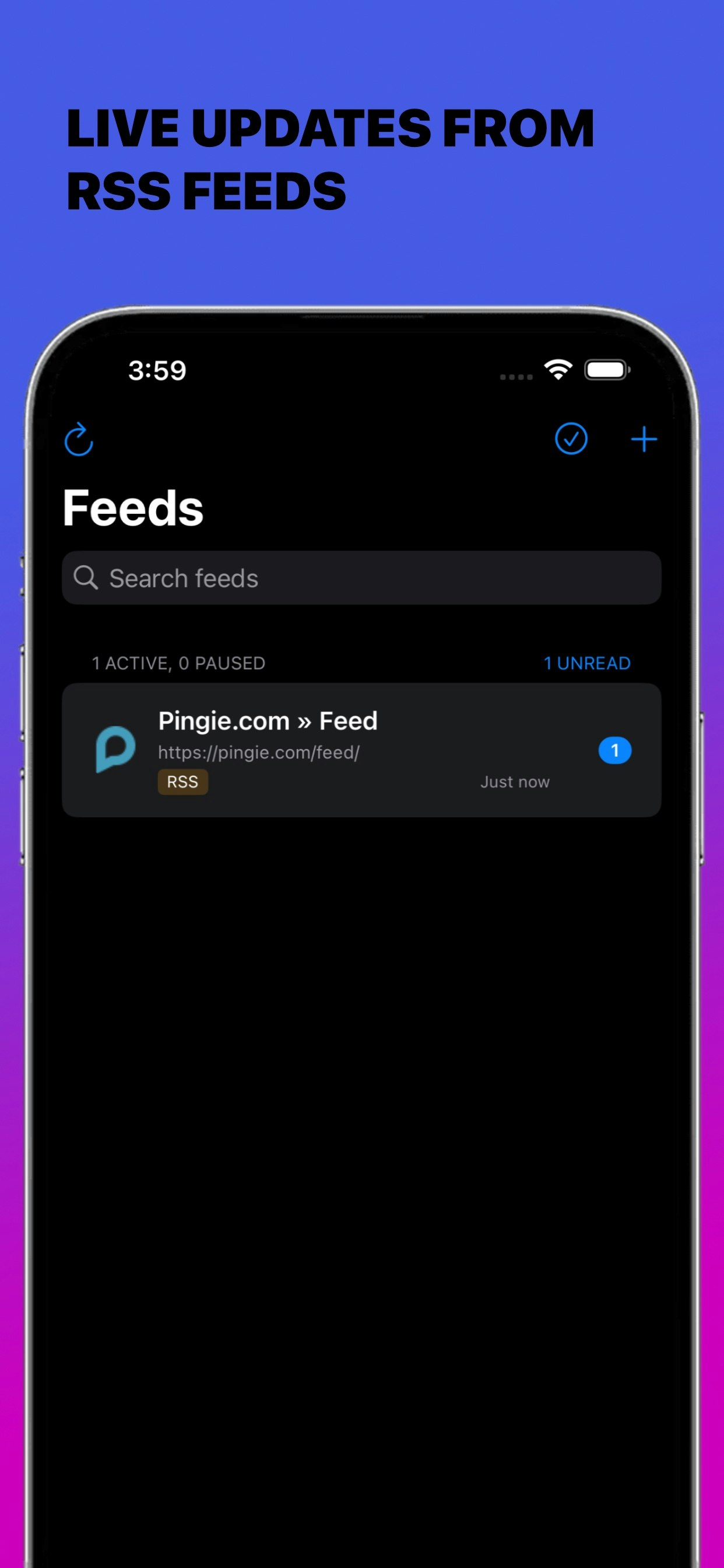 Notify! The web, script and feed monitor gallery image