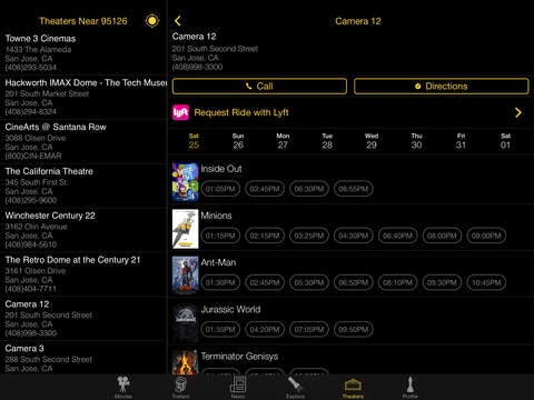 Marquee Movies iPad App gallery image
