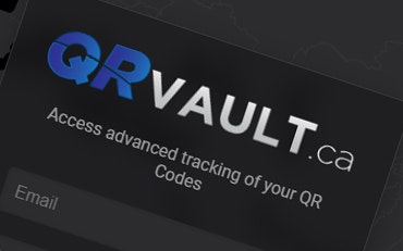 QRVAULT.CA - ट्रैकिंग (बीटा) के साथ QRVault जनरेटर मीडिया 1