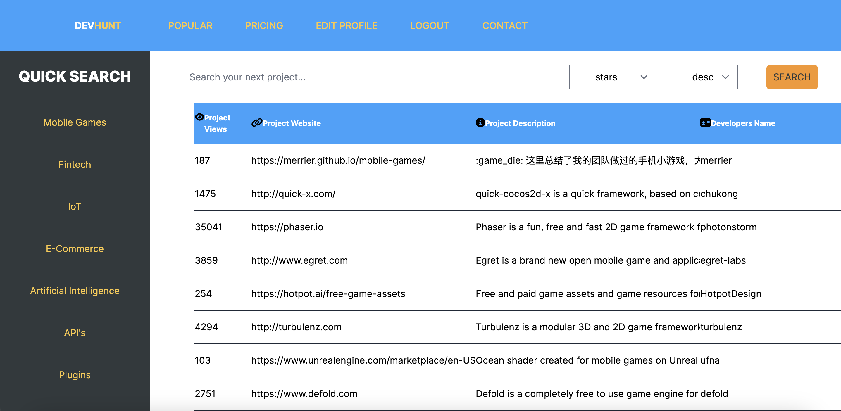 وسائط Devhunt 5