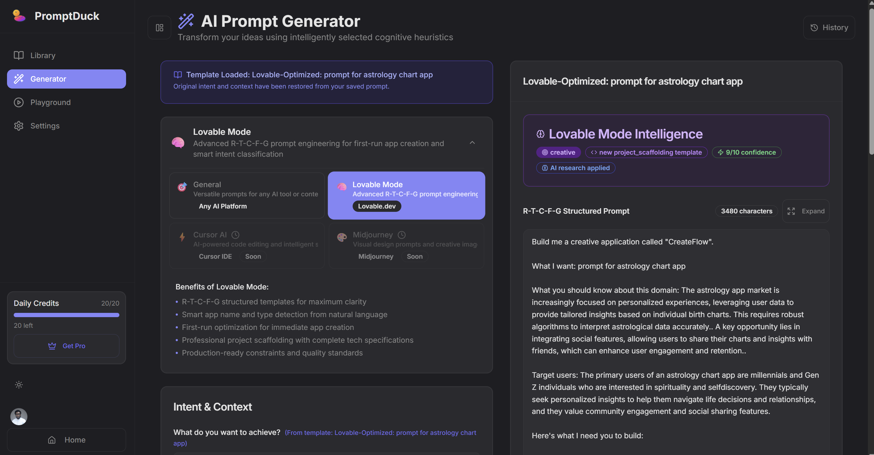 Promptduck - Prompt come un professionista media 2