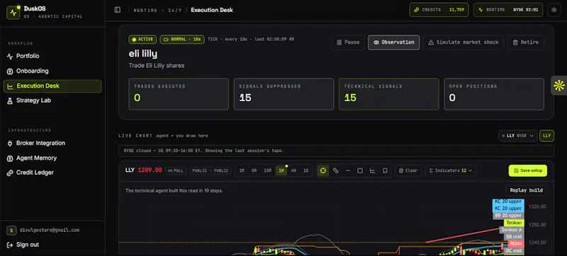 DuskOS — Your Autonomous Trading Desk screenshot 8