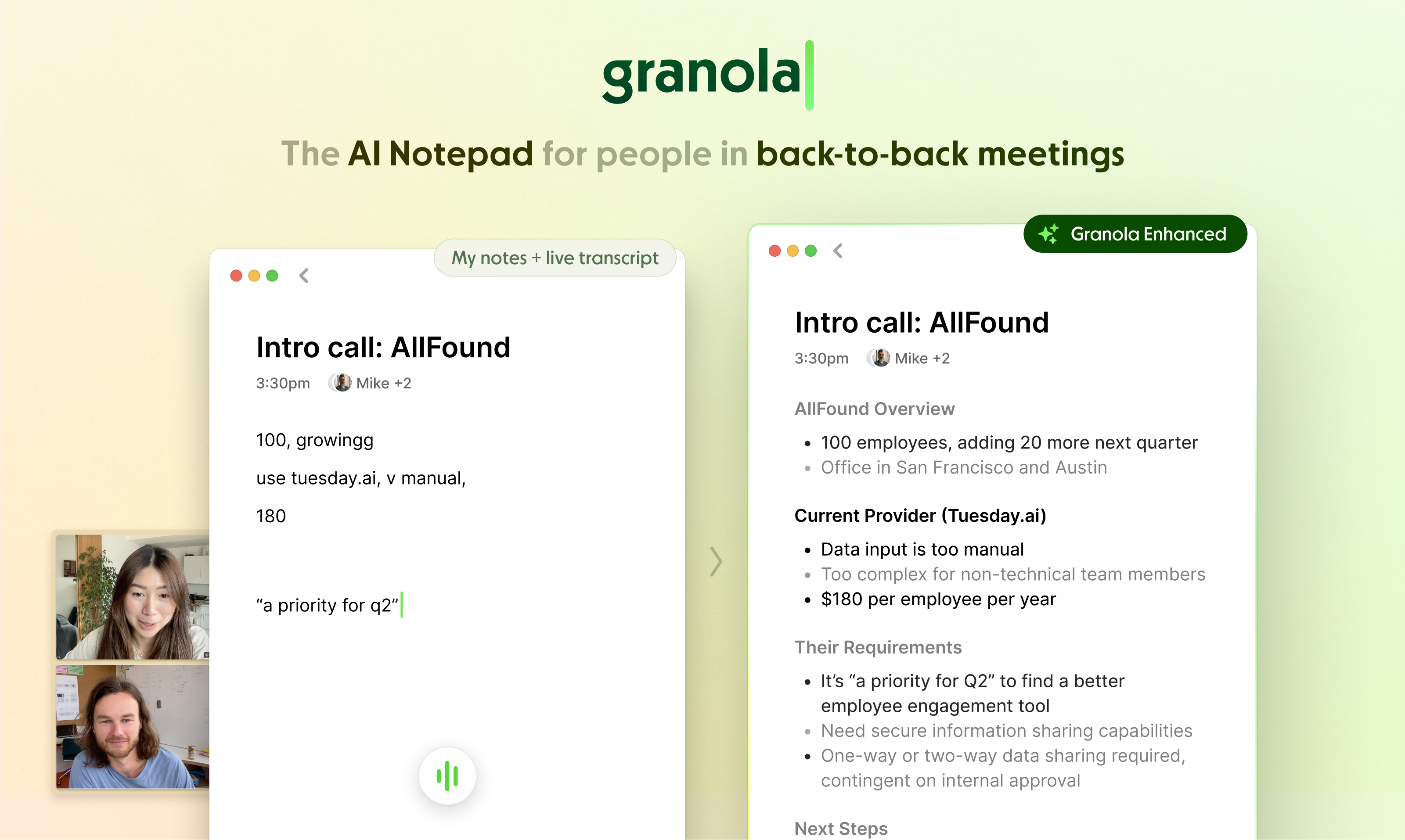 startuptile Granola-The AI notepad for people in back-to-back meetings