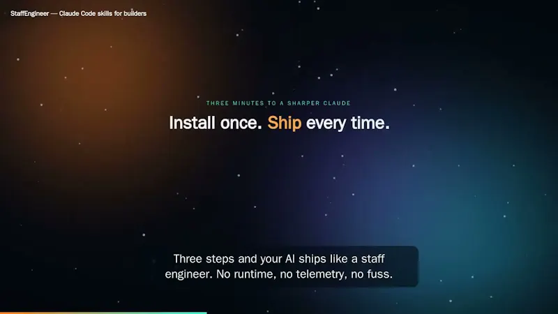 StaffEngineer screenshot 1 (video preview)