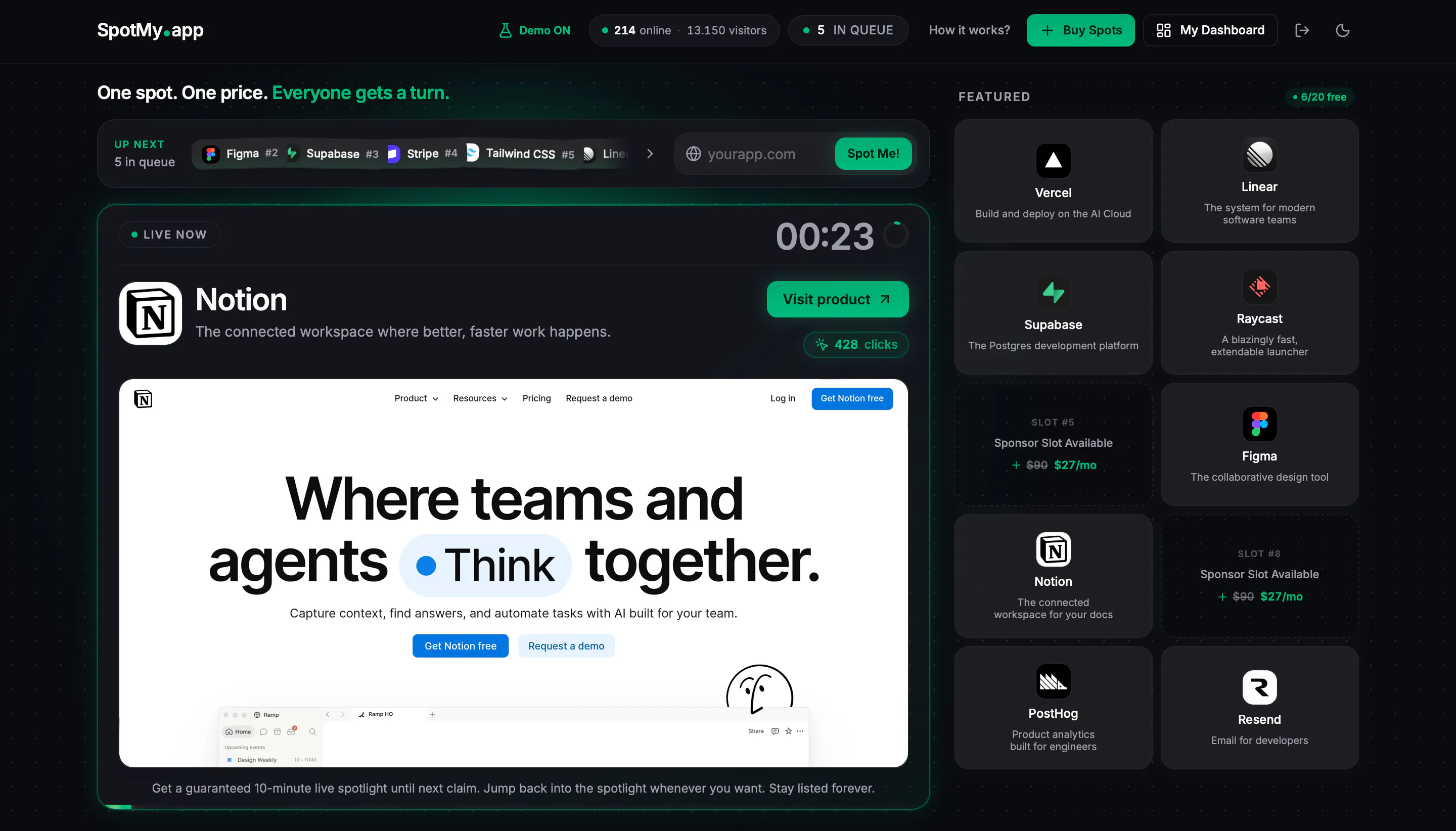 SpotMy.app gallery image
