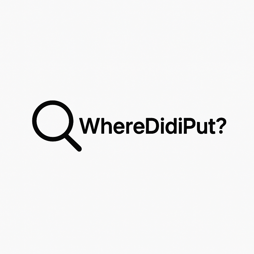 WheredIdiputthat