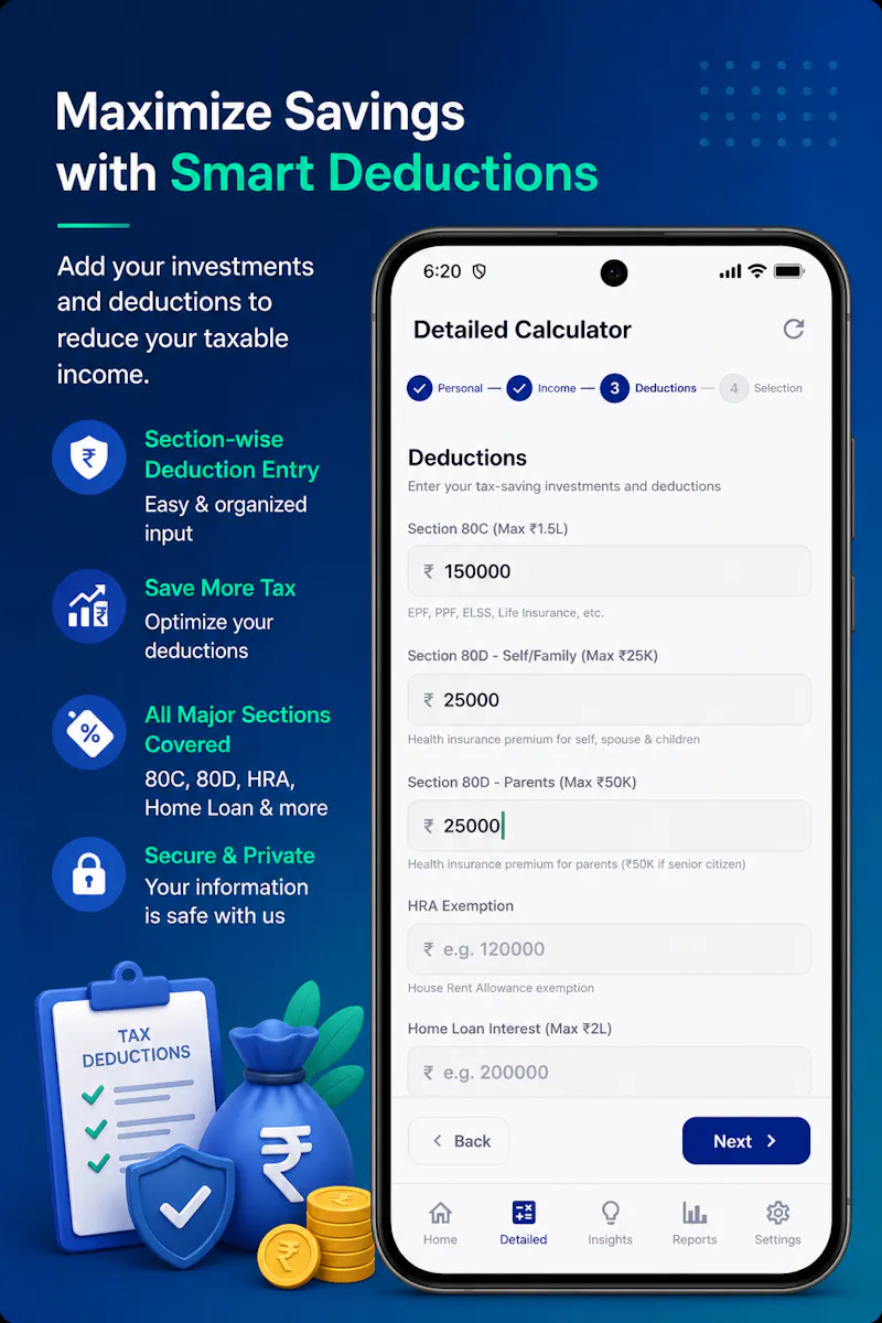 InHandSalary – Salary & Tax Calculato screenshot 5