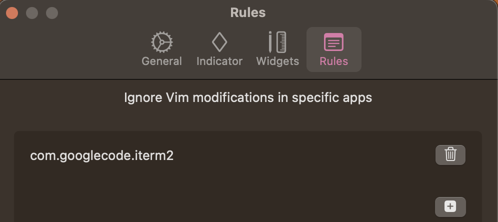 وسائط Ti-um 2.0 - وضع VIM على مستوى النظام MACOS 3