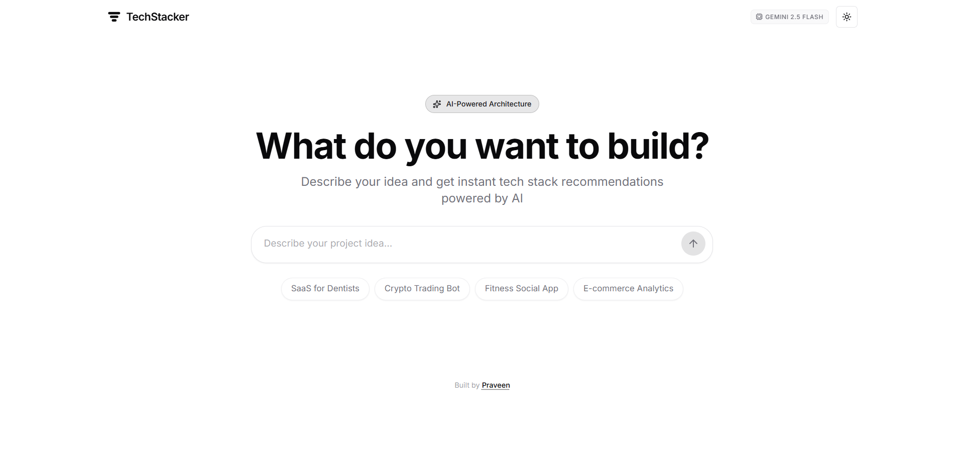 TechStacker – AI Tech Stack Generator gallery image