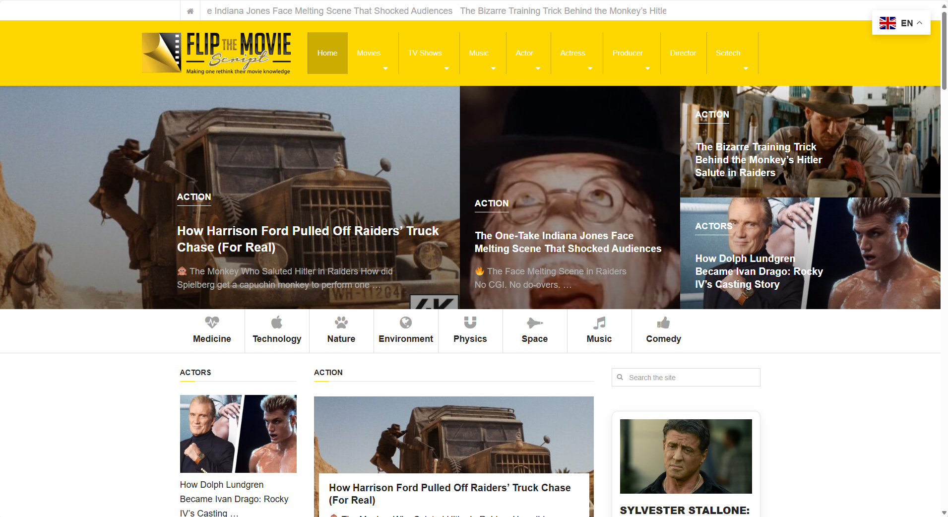 Média FlipTheMoviescript - Faits de films - Découvrir les histoires hollywoodiennes et les anecdotes rares 2