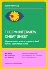 Product Manager Interview Cheat Sheet gallery image
