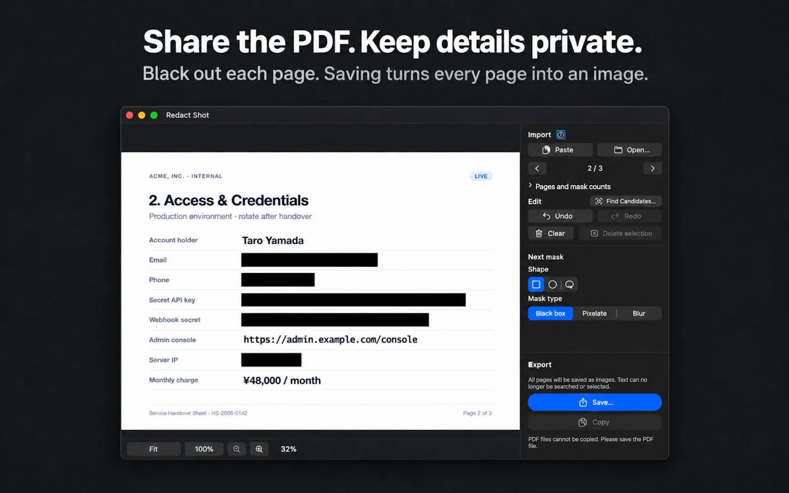 Redact Shot screenshot 5