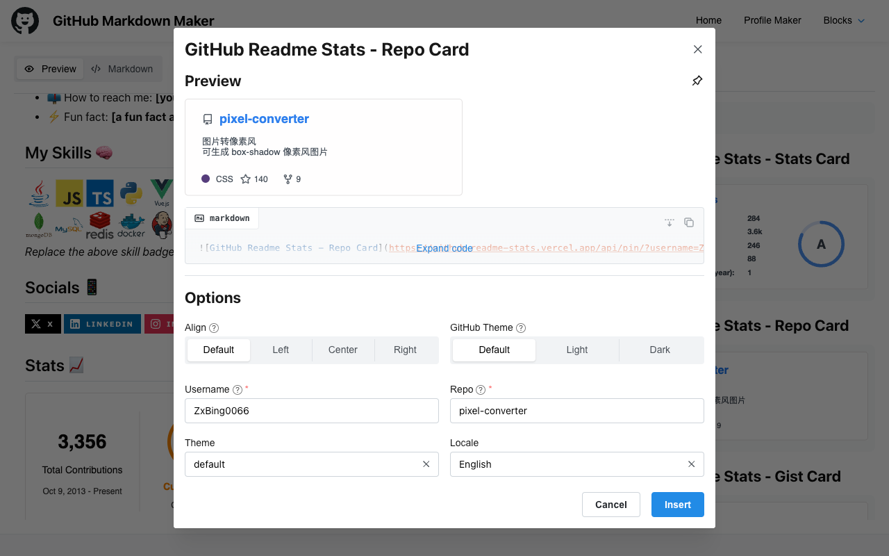 Github Markdown Maker medya 3