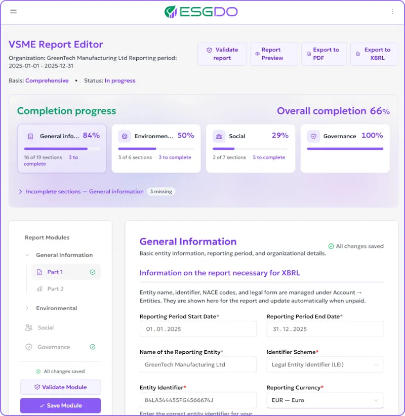 ESGDO screenshot 3