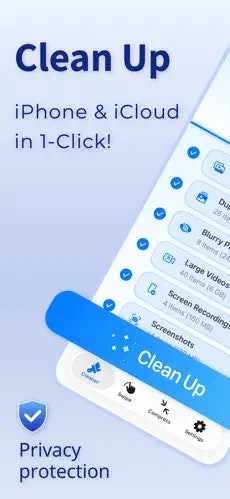 Cleaner AI: Clean Up Storage - Main product screenshot demonstrating key features and user interface